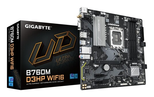 Gigabyte B760M D3HP Micro ATX Hovedkort med Wi-Fi 6 og DDR5 RAM Gigabyte B760M D3HP Micro ATX Hovedkort med Wi-Fi 6 og DDR5 RAM