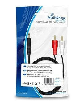MediaRange Audio Cable 1 M 2 X Rca 3.5Mm