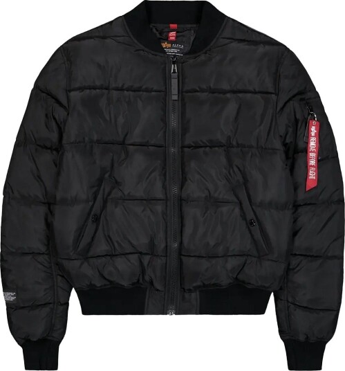 Alpha Industries Ma 1 Logo Puffer BLACK XL
