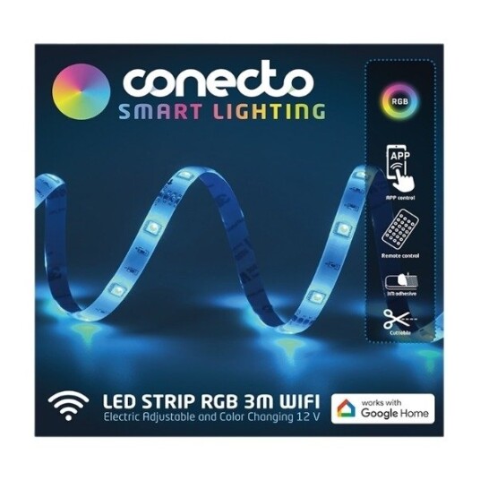 Conecto CORGB3M24 RGB LED-lysstripe 3 m