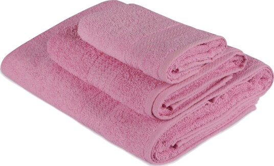 Hobby Håndkle Set om 3 Rosa