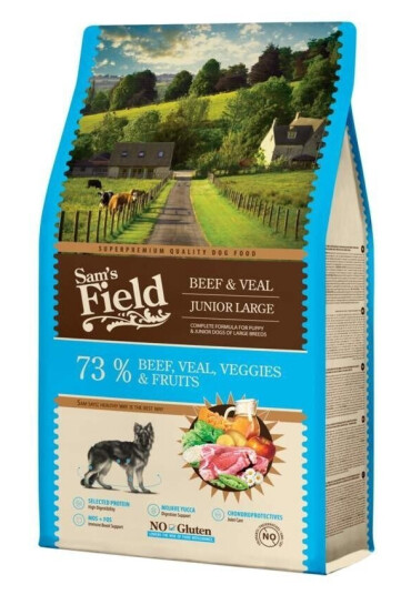 Sam´S Field Junior Large Beef & Veal (2.5 kg)