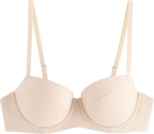 Lindex Push-Up Balconette Bra - Beige - 80 B