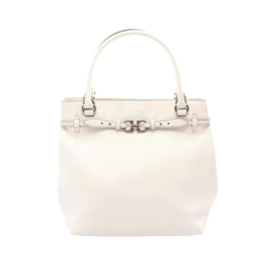 Salvatore Ferragamo Pre-owned Dame Pre-owned Hvit