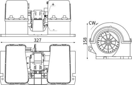 Kupévifte MAHLE AB 31 000S