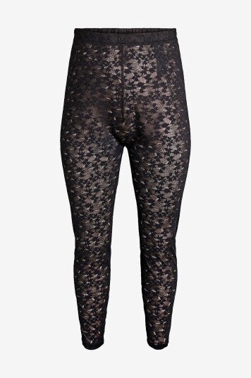 Zizzi Leggings mLesly Long Svart