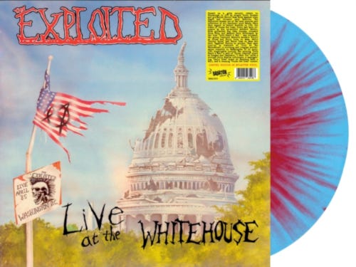 The Exploited Live At The Whitehouse LP/Vinyl The Exploited Live At The Whitehouse LP/Vinyl