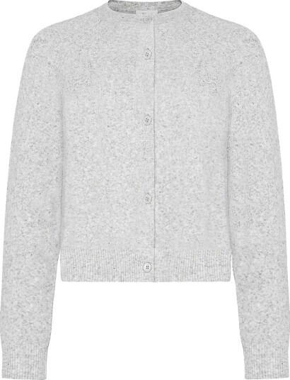 Grunt Cardigan Strikk Gribb Grå Meletet Grunt 10 år 140 Cardigan