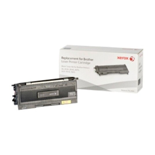 XEROX SVART BLEKKPATRON TILSVARER BROTHER TN2000 KOMPATIBEL MED BROTHER DCP-7010/DCP-7020