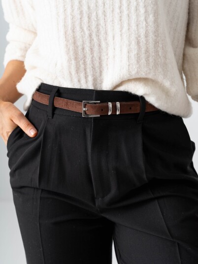 Roberto Rosso Zeno Belt Slim Brun 75 Roberto Rosso Zeno Belt Slim Brun 75
