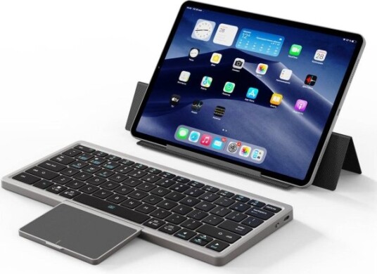 Bluetooth Wireless Keyboard With Touchpad Dux Ducis Ok Series - Black Bluetooth Wireless Keyboard With Touchpad Dux Ducis Ok Series - Black