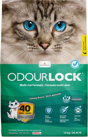 Odourlock Calming Breeze Kattesand 2 X 12 kg Odourlock Calming Breeze Kattesand 2 X 12 kg