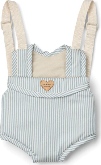 Liewood Eleanor Doll Carrier Y/d Stripe Beach Blue / Creme De La Creme One Size
