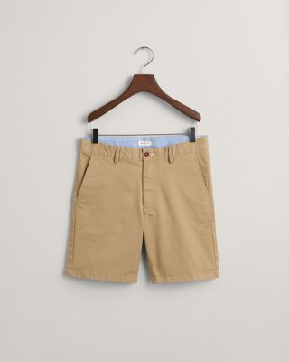Chino shorts til ungdom DARK KHAKI 134/140 Chino shorts til ungdom DARK KHAKI 134/140