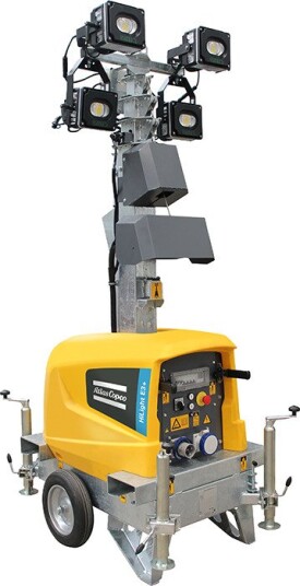 Atlas Copco HiLight E3+ Belysningsmast, Belysning