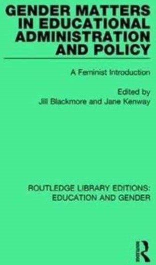 Gender Matters in Educational Administration and Policy Gender Matters in Educational Administration and Policy