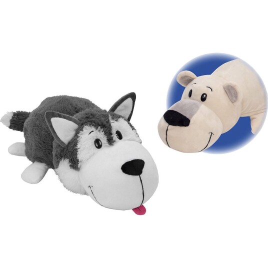 Flipazoo Mushmillow Plysjbamse 40cm Powers Isbjørn Hero Husky