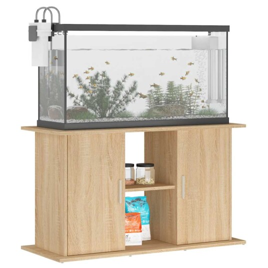 Akvariumstativ Sonoma Eik 101X41X58 cm Konstruert Tre