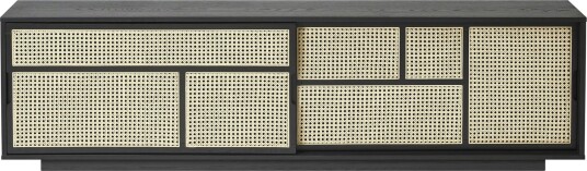Air Sidebord Lavt Mørk Eik