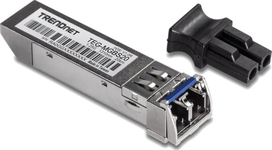 Trendnet TEG-MGBS20 SFP transceiver 1GbE 1000Base-LX 20 km Trendnet TEG-MGBS20 SFP transceiver 1GbE 1000Base-LX 20 km