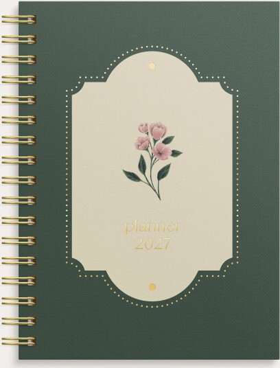 Ukekalender GRIEG Multi A6 2027 blomster