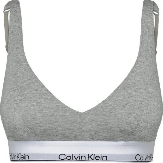 Calvin Klein Push Up Triangle GREY HEATHER L