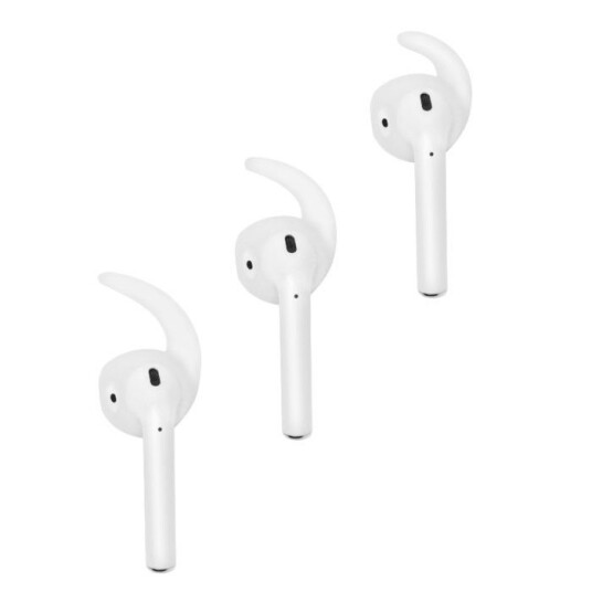 Roxcore Ørekroker for Airpods (Gen 1 & 2, 2017/2019) 3-pk.