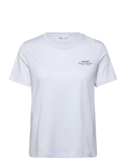 GANT Reg Graphic Print Ss T Shirt Blue M