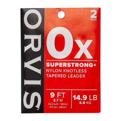 Orvis Super Strong Plus Leaders 9' 0x fortom 0x Orvis Super Strong Plus Leaders 9' 0x fortom 0x