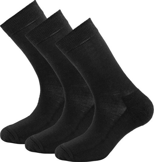 Devold Daily Merino Medium Sock 3pk Unisex Black 41-46