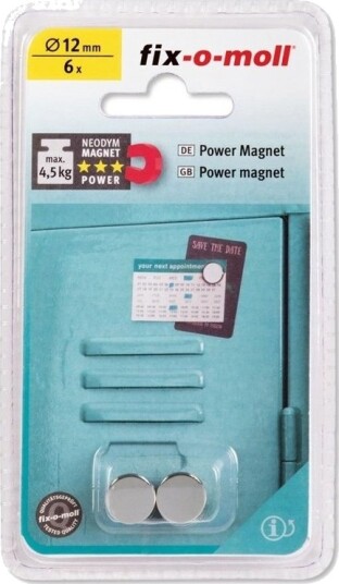 Fix O Moll Magnetplate 3562812 6 Stk Fix O Moll Magnetplate 3562812 6 Stk