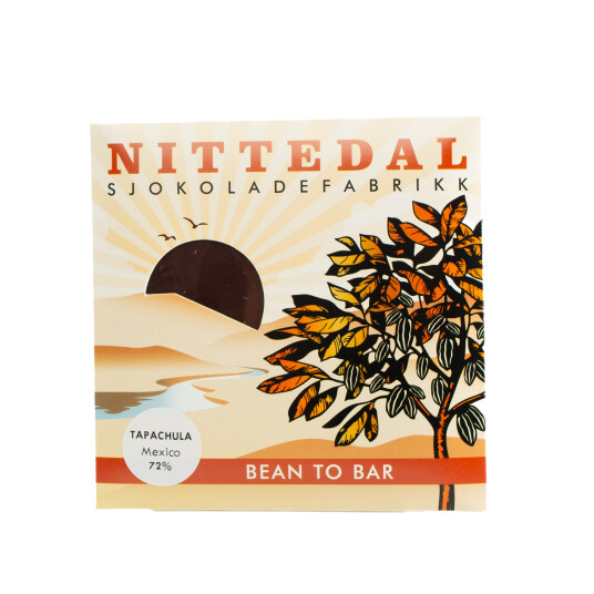 Nittedal Sjokoladefabrikk Tapachula Mexico 72% Dark Chocolate Nittedal Sjokoladefabrikk Tapachula Mexico 72% Dark Chocolate