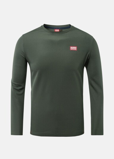 Huski Wear X LS TEE Fjord Green XXL Trenings-t-shirts