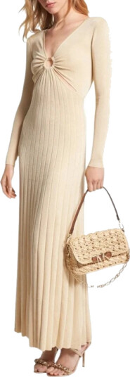 Michael Kors Dame Kjoler Gul L, Michael Kors Dame Kjoler Gul L,