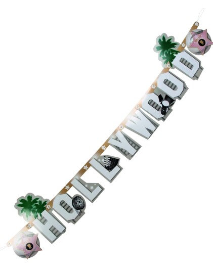 135 cm Banner Hollywood Fame