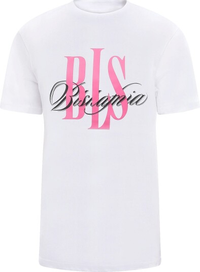 BLS Hafnia Mistral T Shirt WHITE/ PINK M BLS Hafnia Mistral T Shirt WHITE/ PINK M