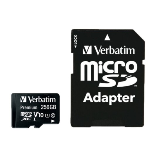 VERBATIM MICRO-SDXC 256GBC10 ADAPTER