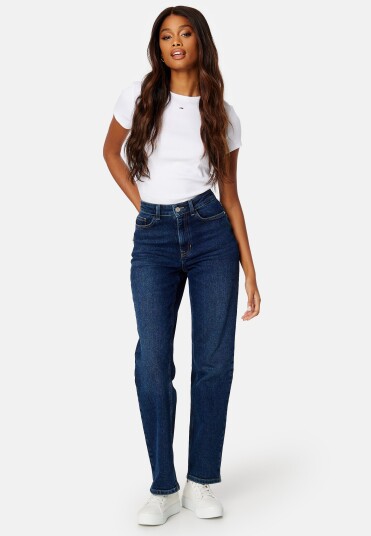 Tommy Jeans Tjw Slim Essential Rib Ss White XS Tommy Jeans Tjw Slim Essential Rib Ss White XS