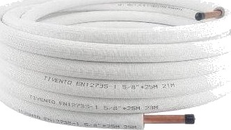 Dahua Kobberrør 1/4" med Isolasjon 25 M - Tivento Flex i Hydraulikk