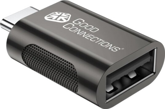 Adapter Usb Good Connections Usb-A Til Usb-C Grå (Usb-Ad302)