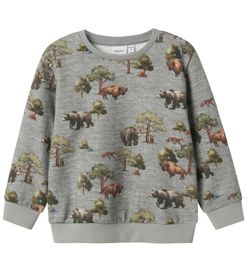 Name It Grey Melange Nmmolin Ls Nreg Sweat Bru Box 92 Name It Grey Melange Nmmolin Ls Nreg Sweat Bru Box 92