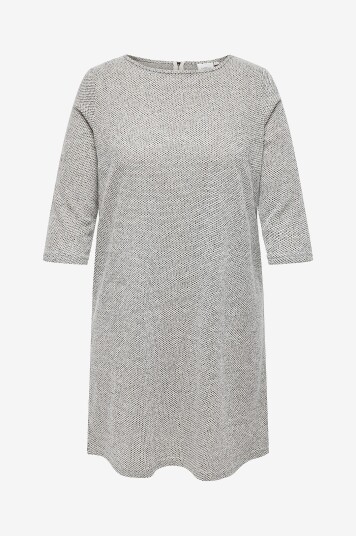 Only Carmakoma - Kjole carMartha 3/4 Knee Dress - Beige