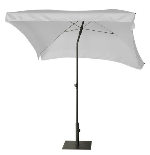 Platinum Aruba parasoll Grå/svart exkl. parasollfot 2 x 1,3 m Grå