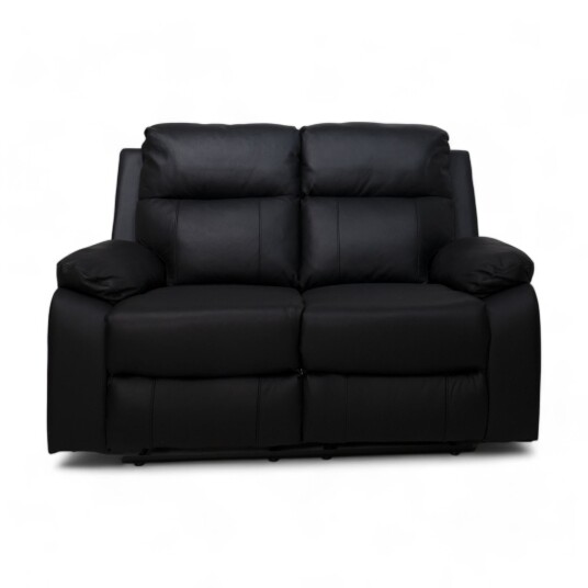 A-Møbler Ubrukt Sort Mora 3-seter reclinersofa