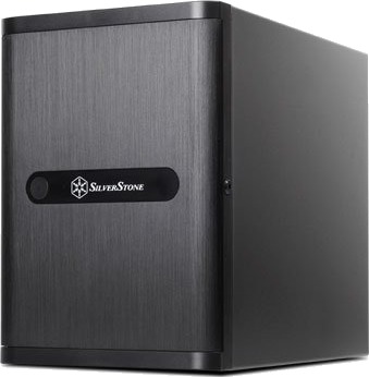 Silverstone DS380B Mini-ITX Kabinett med 8 Hot-Swap Brønner - Svart Silverstone DS380B Mini-ITX Kabinett med 8 Hot-Swap Brønner - Svart