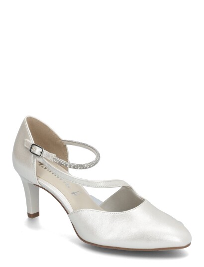 TAMARIS Women Court Sho |Silver |42