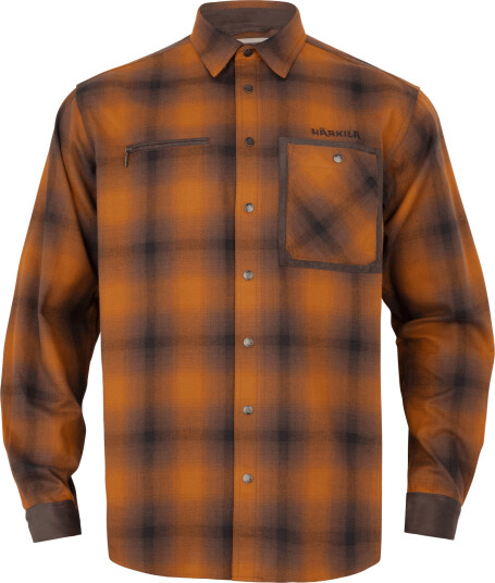 Härkila Folke L/S Shirt Men Maple Check XXL XXL