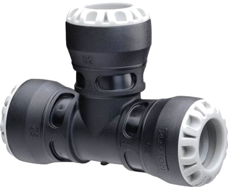 Plastline Push-In Tee 50 Mm Tee