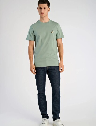 Lindbergh Embroidery Tee S/S Green XXL