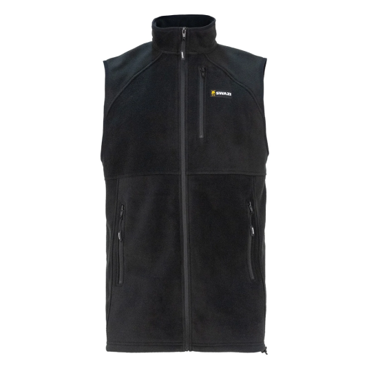 Swazi Sherpa Vest Black Black S